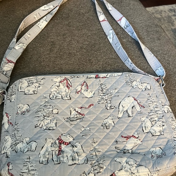 Vera Bradley Merry Beary Quilted Shoulder Bag - Picture 10 of 12